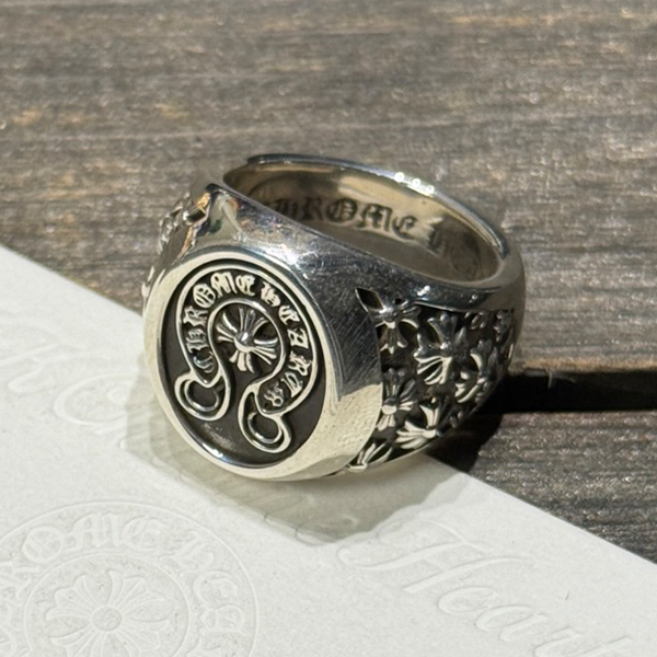 クロームハーツ フルクロスホースシューシグネットリング