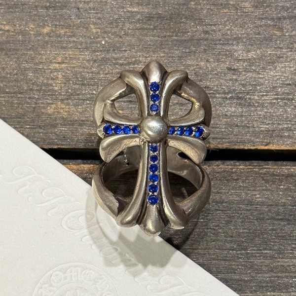 クロームハーツ プリンスブルーダイヤモンドインフィニティリング