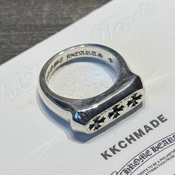 クロームハーツ ポリッシュクロスフラワーリング