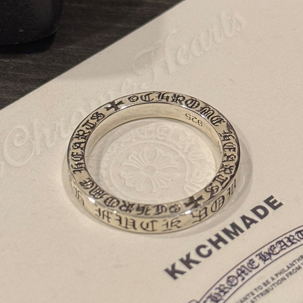 クロームハーツ 3mm ゴッド・オブ・ギャンブラーズ リング