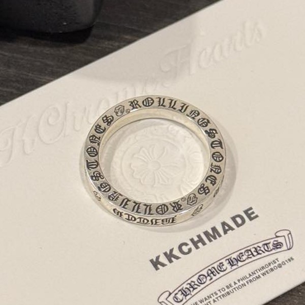 クロームハーツ 3mmタンブルストーンタンリング