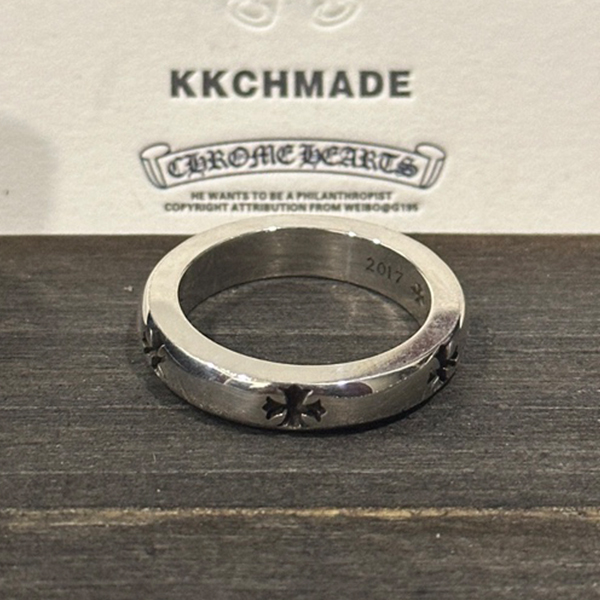 クロームハーツ ラウンドクロスリング