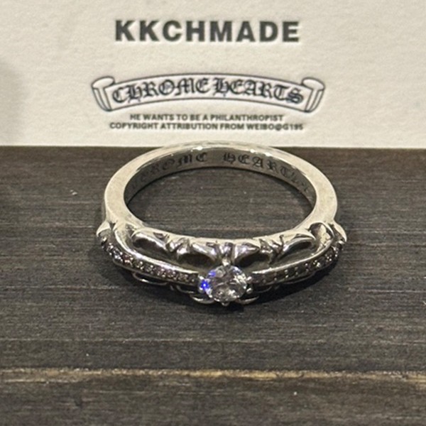 クロームハーツ フルダイヤモンドナローエディションキーパー