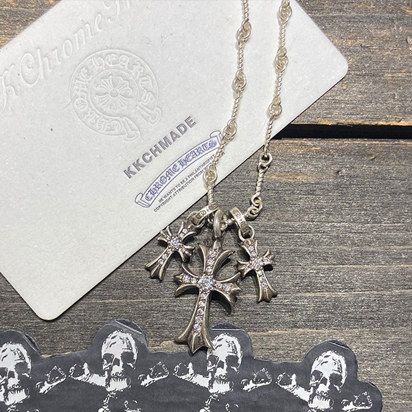 クロームハーツ babyfat/タイニースリークロスネックレス