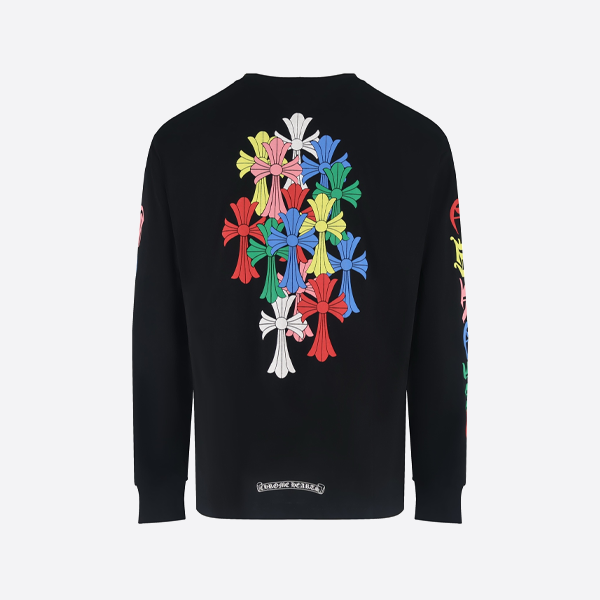 クロムハーツ カラフルクロス ロングスリーブTシャツ ブラック