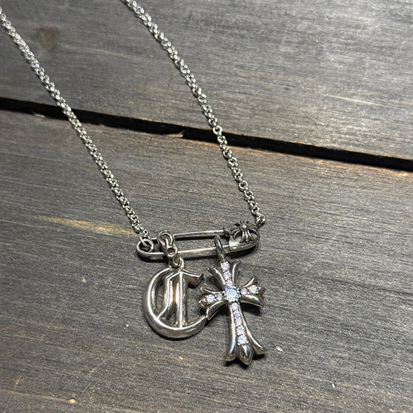 クロームハーツ CHレターペンダント+ピンネックレス+タイニークロス