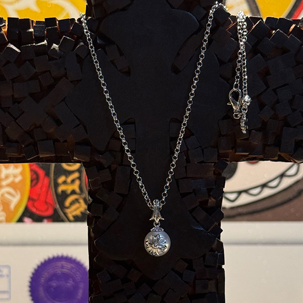 クロームハーツ MIKI x CH Centuryコラボラージクロスパールネックレス