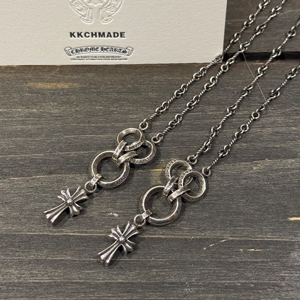 クロームハーツ BBF 3リングネックレス