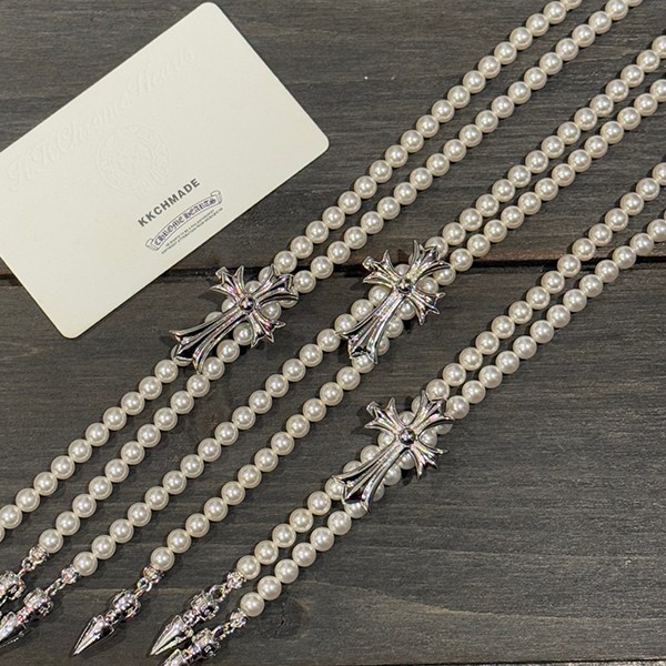 クロームハーツ Miki x CH Centuryコラボパールセーターネックレス