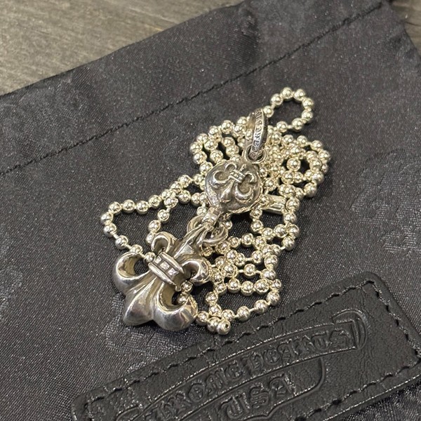 クロームハーツ スカウトフラワーボールネックレス