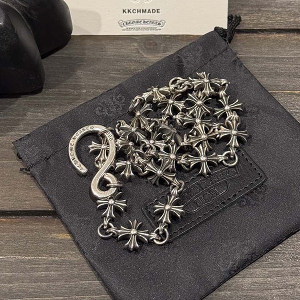 クロームハーツ スプライスクロスフラワーネックレス