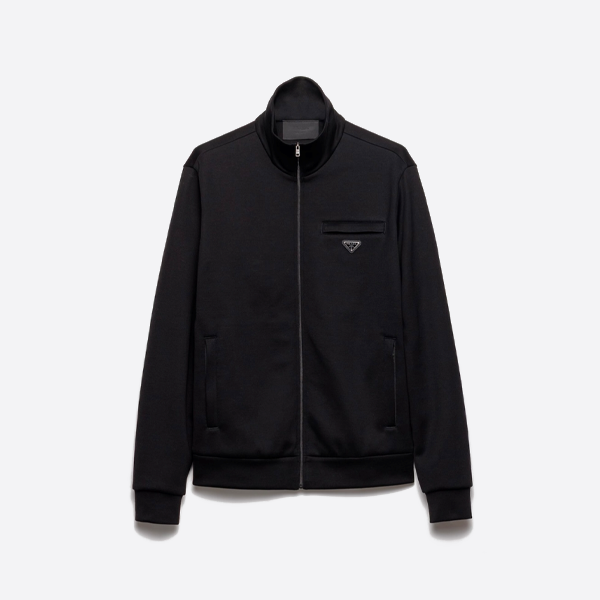 プラダ トライアングルロゴ ジッパー カジュアルスーツジャケット