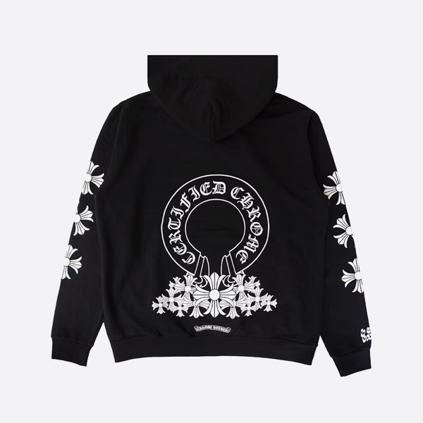 Chrome Hearts シルバークロス フード付きスウェットシャツ