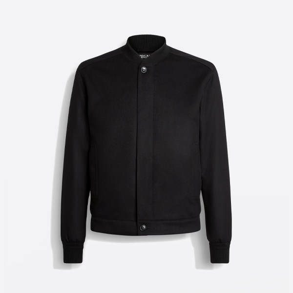 ゼニア オアシス ウールブレンド リバーシブル ウエストシンチジャケット