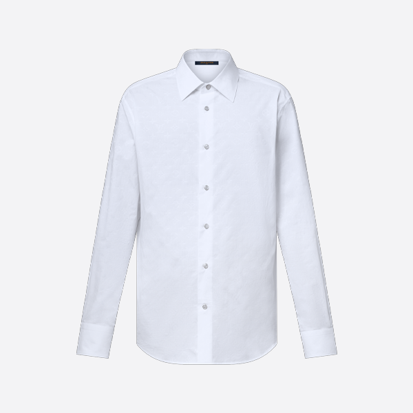 ルイ・ヴィトンのオールオーバープリントジャカードシャツ