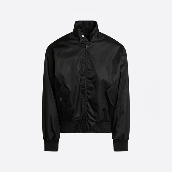 プラダ ナイロン スタンドカラー コットンジャケット