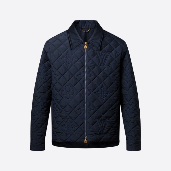 ルイ・ヴィトンのモノグラムキルティングコットンジャケット