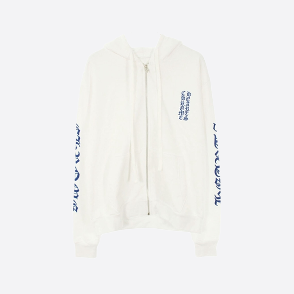 Chrome Hearts ブループリント ジップアップ フード付きスウェットシャツ ジャケット