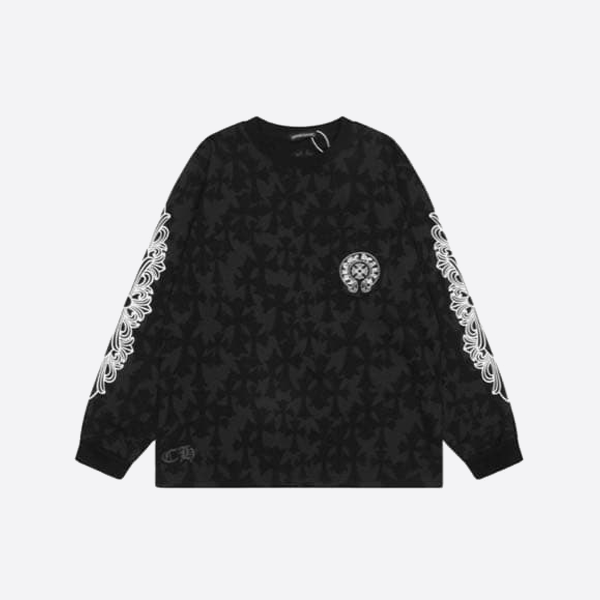 Chrome Hearts オールオーバープリント ロングスリーブTシャツ
