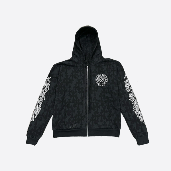 Chrome Hearts オールオーバープリント ジップアップ ジャケット