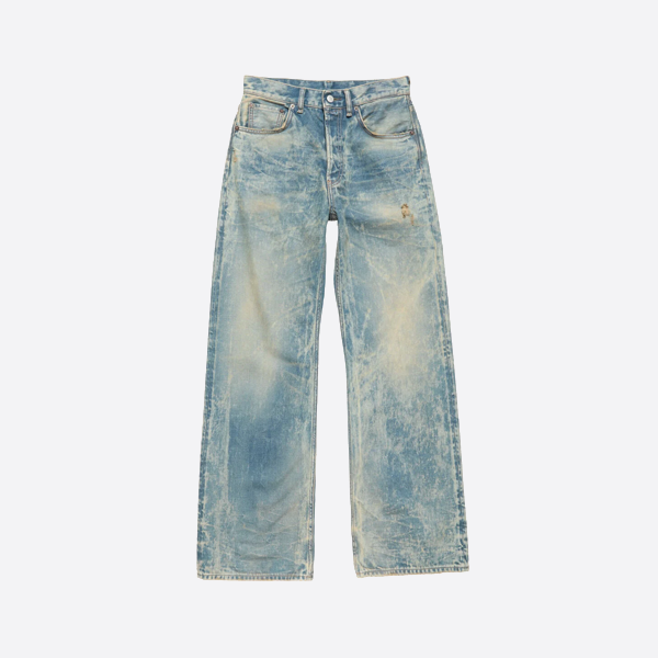 アクネ ストゥディオズのカーブド ジーンズ