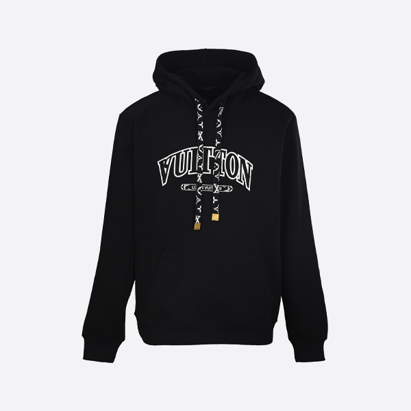 ルイ・ヴィトン タオルアップリケレターフーディースウェットシャツ