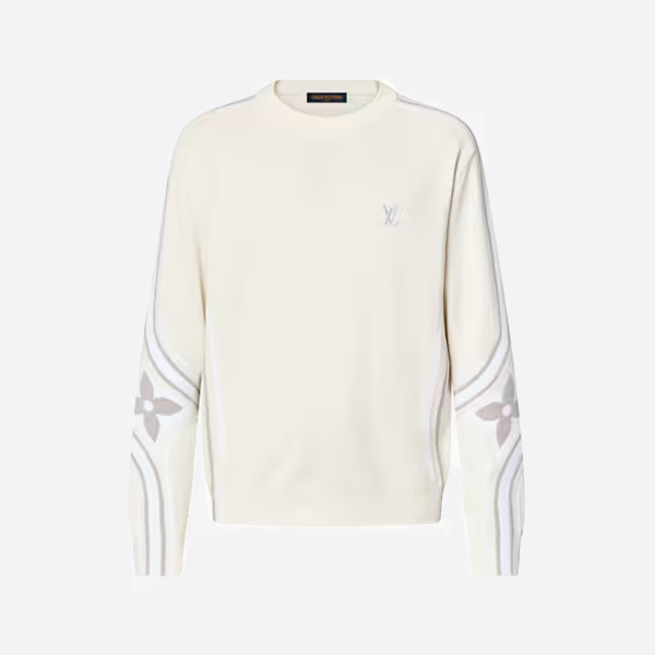 ルイ・ヴィトン スキーコレクション 四つ葉のクローバー フローラルニットセーター