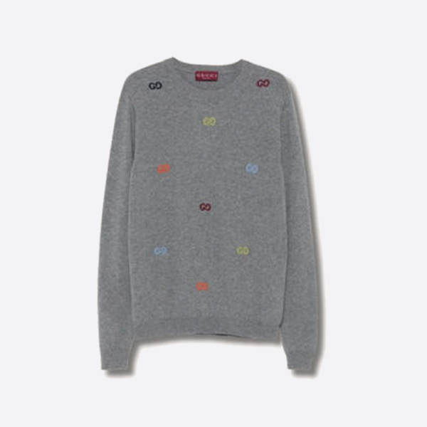 グッチロゴジャカードクルーネックセーター