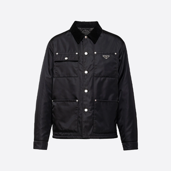 プラダ トライアングルロゴ フラップ コットンジャケット