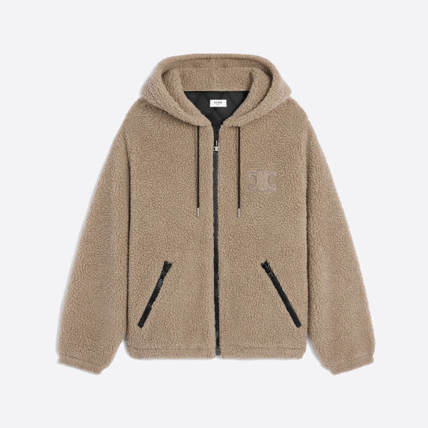 セリーヌ アルク ドゥ トリオンフ スエード コットン コート