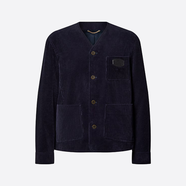 ルイ・ヴィトン コーデュロイ Vネック ジャケット