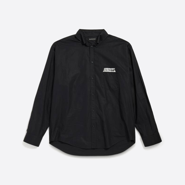 バレンシアガの紙のような和紙テープシャツ