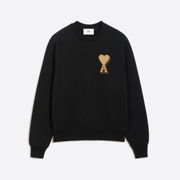 アミ パリ ダブルハート スウェットシャツ