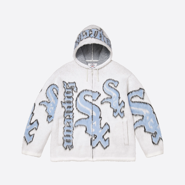 シュプリーム ジップアップ フリース セーター