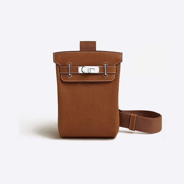 エルメス スモール バックパック 21cm、ゴールデンブラウン