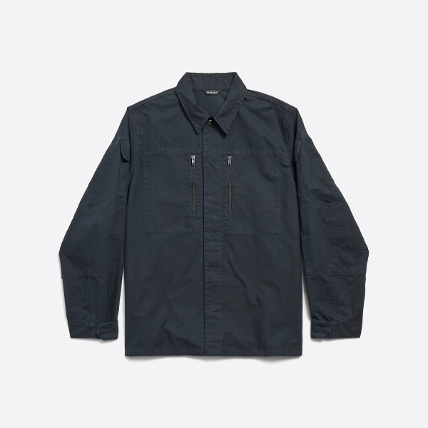 バレンシアガ ダブルジップ シャツジャケット