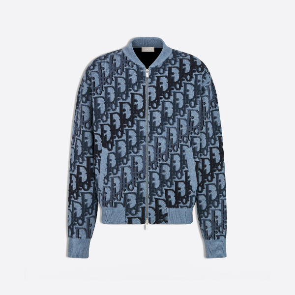 ディオール ジャカード カーディガン - ブルー