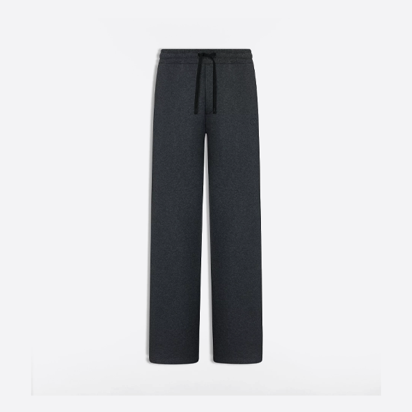 ディオールのラウンド刺繍ハーフジップスーツパンツ