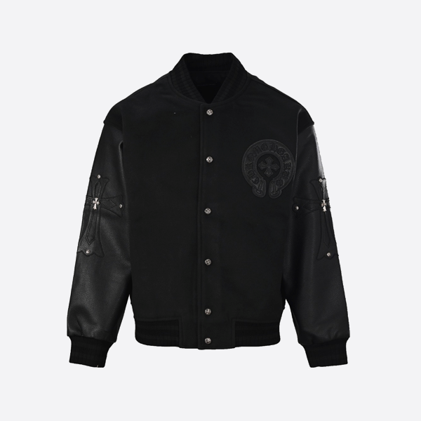 Chrome Hearts クロスパターン ベースボールジャケット