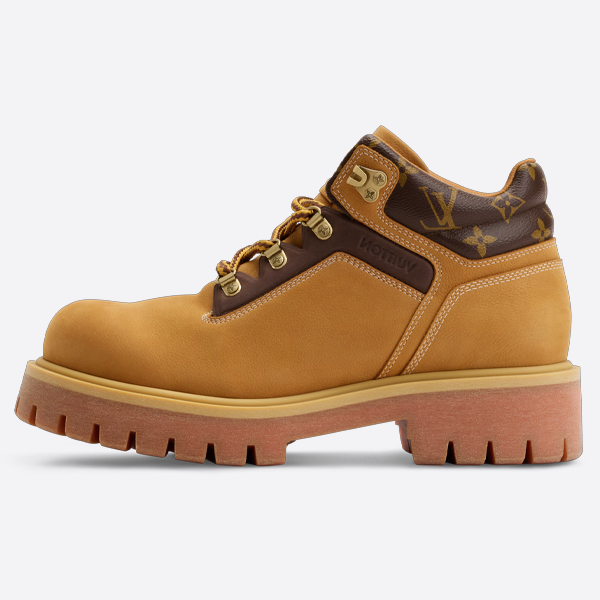 ルイ・ヴィトン ヌバックレザー アウトドアブーツ 1AIZLT