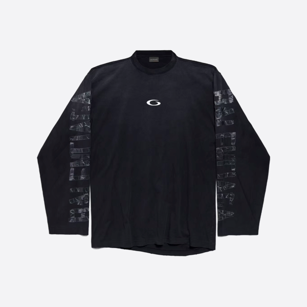 バレンシアガ トランスペアレントテープシリーズ ロングスリーブTシャツ
