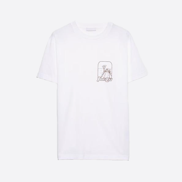 プラダ シップ ハーバー 半袖 クルーネック Tシャツ