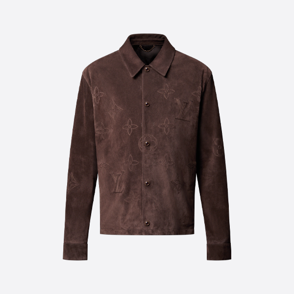 ルイ・ヴィトンのスエードシャツジャケット