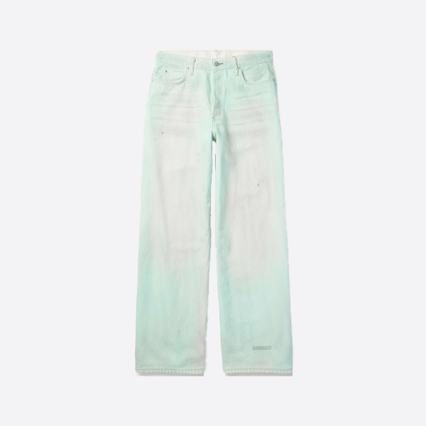 アクネ ストゥディオズ イレギュラー ディストレスト ハンドメイド 蓄光ジーンズ