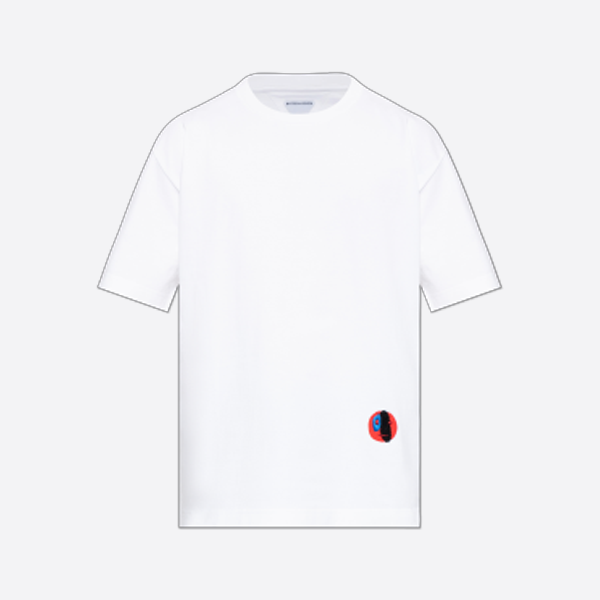 ボッテガ・ヴェネタ ダブル刺繍 クルーネック 半袖