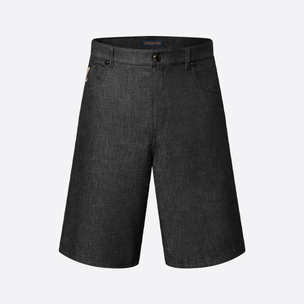 ルイ・ヴィトン ラフィアデニムショーツ