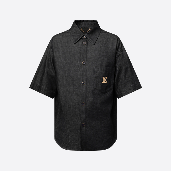 ルイ・ヴィトン デニム半袖シャツ