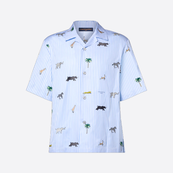 ルイ・ヴィトン ズープリント 半袖シャツ