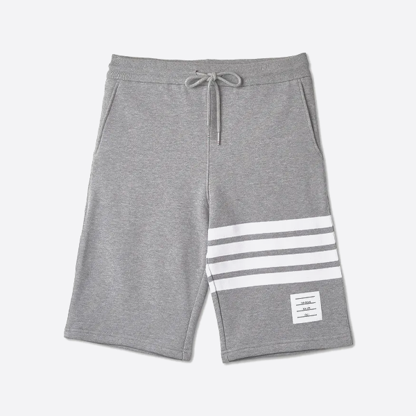 トム・ブラウンのニットショーツ、グレー