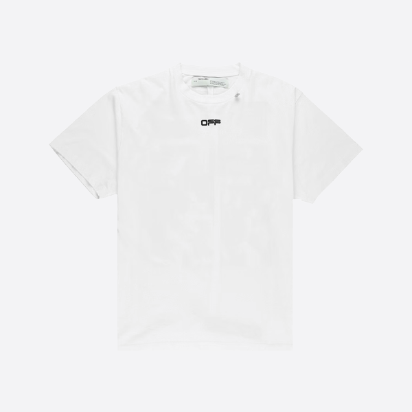 オフホワイトの聖母マリア油絵柄半袖Tシャツ